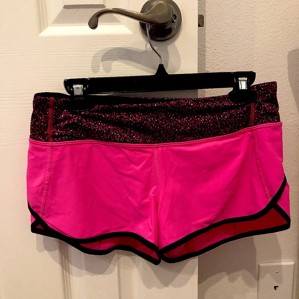 Lululemon Pink Speed Up Short Size 6